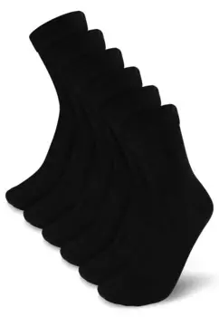 Носки HEALTHY BAMBOO COMFORT MID CUT 6 PACK Normani, черный