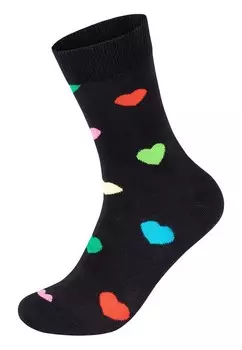 Носки HEART UNISEX Happy Socks, черный