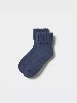 Носки heattech комнатный ворс Uniqlo, синий
