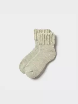 Носки heattech комнатный ворс Uniqlo, зеленый