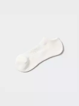 Носки heattech короткие, с ворсом Uniqlo, белый