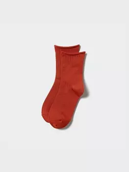 Носки heattech круглый рулон Uniqlo, красный