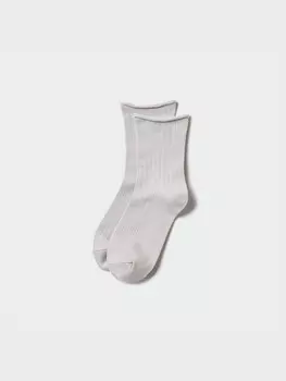 Носки heattech круглый рулон Uniqlo, серый