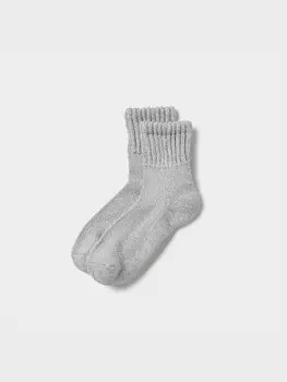 Носки heattech половинной длины, мягкая посадка Uniqlo, серый