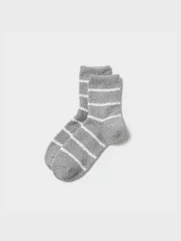 Носки heattech пушистые Uniqlo, цвет 03 серый