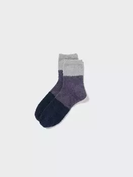 Носки heattech пушистые Uniqlo, серый