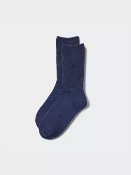 Носки heattech суфле Uniqlo, синий