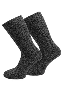 Носки HIGH CUT THERMO PURE SHEEP 2 PACK Normani, цвет Mottled Anthracite