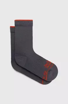 Носки Hike из шерсти мериноса Jack Wolfskin, серый