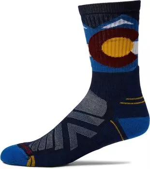 Носки Hike Light Cushion Colorado Crew Smartwool, цвет Laguna Blue