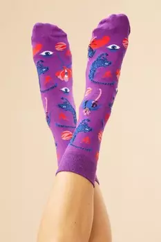 Носки хлопковые 2 шт. в упаковке Medicine, мультиколор