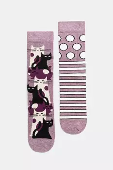 Носки хлопковые 2 шт. в упаковке Medicine, мультиколор