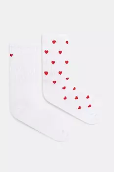 Носки хлопковые 2 шт. в упаковке Medicine, белый