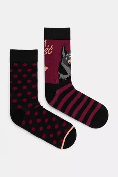 Носки хлопковые 2 шт. в упаковке Medicine, мультиколор