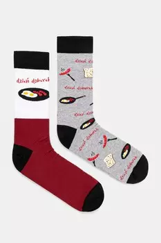 Носки хлопковые 2 шт. в упаковке Medicine, мультиколор