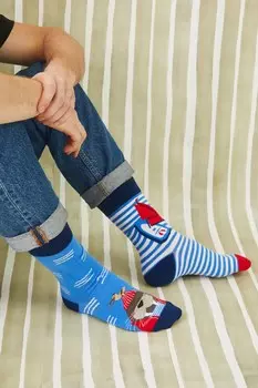 Носки хлопковые 2 шт. в упаковке Medicine, мультиколор