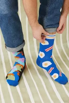 Носки хлопковые 2 шт. в упаковке Medicine, мультиколор