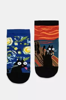 Носки хлопковые 2 шт. в упаковке Medicine, мультиколор