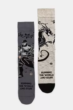 Носки хлопковые 2 шт. в упаковке Medicine, мультиколор