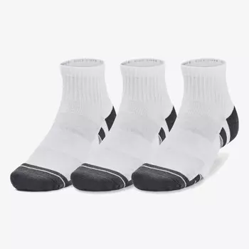 Носки , хлопковые 3 пары носков ua Performance Under Armour, белый