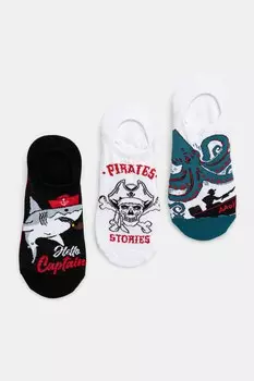 Носки хлопковые 3 шт. в упаковке Medicine, мультиколор