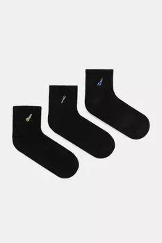 Носки хлопковые 3 шт. в упаковке Medicine, черный