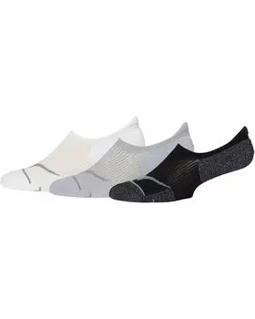 Носки Hoka Invisible Socks 3-Pack, цвет White/Stellar Grey/Black