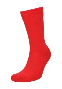 Носки Homesocks, плюшевая подошва, удобный пояс, мужские KUNERT, цвет 8410 Red
