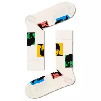 Носки Hs By Happy Beatles silhouettes long, белый