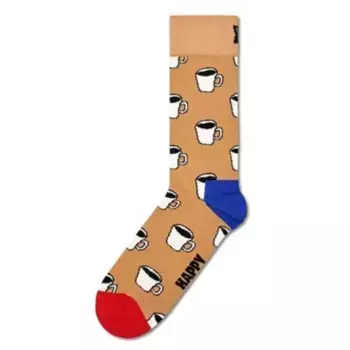 Носки Hs By Happy Coffee cup gift set long, бежевый