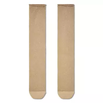 Носки Hs By Happy Crinkl years glitter crew, бежевый