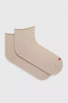 Носки HUGO, 2 шт. Hugo, бежевый