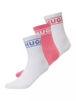 Носки HUGO, цвет Raspberry/White