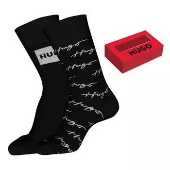 Носки HUGO Giftset Lurex 10253580 2 шт, черный