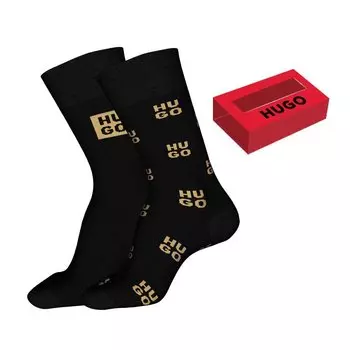 Носки HUGO Giftset Lurex 10253580 2 шт, черный