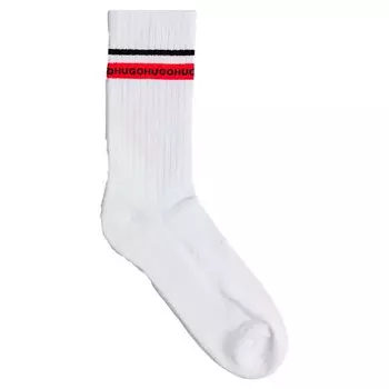 Носки HUGO Rib Band Quarter short 2 шт, белый