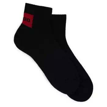 Носки HUGO Rib Label 10260235 2 pairs, черный