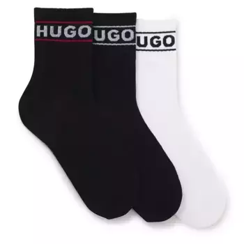 Носки HUGO Sporty Cc W 10260645 3 pairs, черный/белый