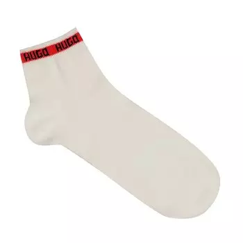 Носки HUGO Tape Short 2 шт, белый