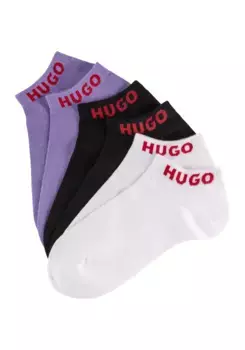 Носки HUGO Underwear "3P AS UNI COL CC W" (упаковка, 3 пары, 3 шт.), с надписью-логотипом, цвет Open Miscellaneous 963