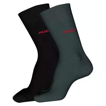 Носки HUGO Uni Colors 2 шт, черный