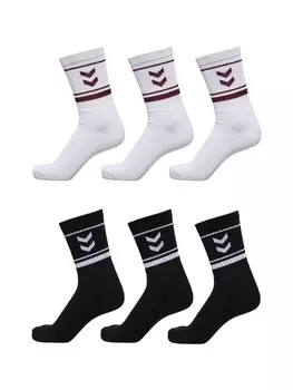 Носки Hummel 6 er Set Sport Freizeit Basic, цвет schwarz-bordeaux