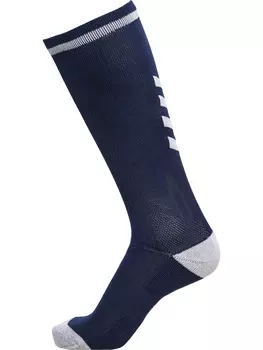 Носки Hummel Hohe Innen Elite Indoor Sock High, цвет NAVY/WHITE