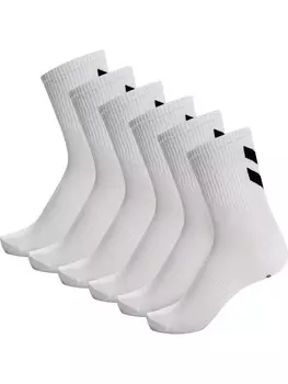 Носки Hummel Lange Hmlchevron 6 Pack Socks, белый