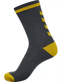 Носки Hummel Niedrige Elite Indoor Sock Low Pa, цвет EBONY/TAWNY OLIVE