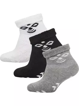 Носки Hummel Socks, пятнистый серый/черный/белый