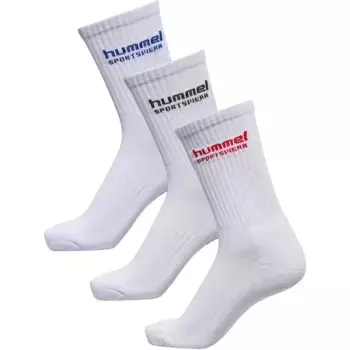 Носки Hummel Sportswear long 3 pairs, белый