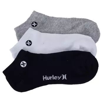 Носки Hurley H2O Dri no show 3 шт, разноцветный