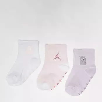 Носки Icon Patches Gripper (3 Pack) JORDAN, цвет pink