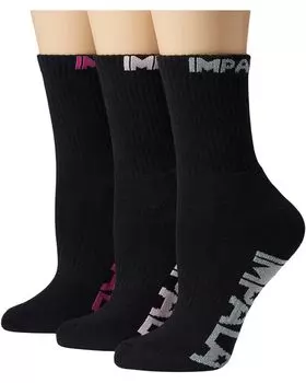 Носки Impala Rollerskates Impala Everyday Socks 3-Pack, черный